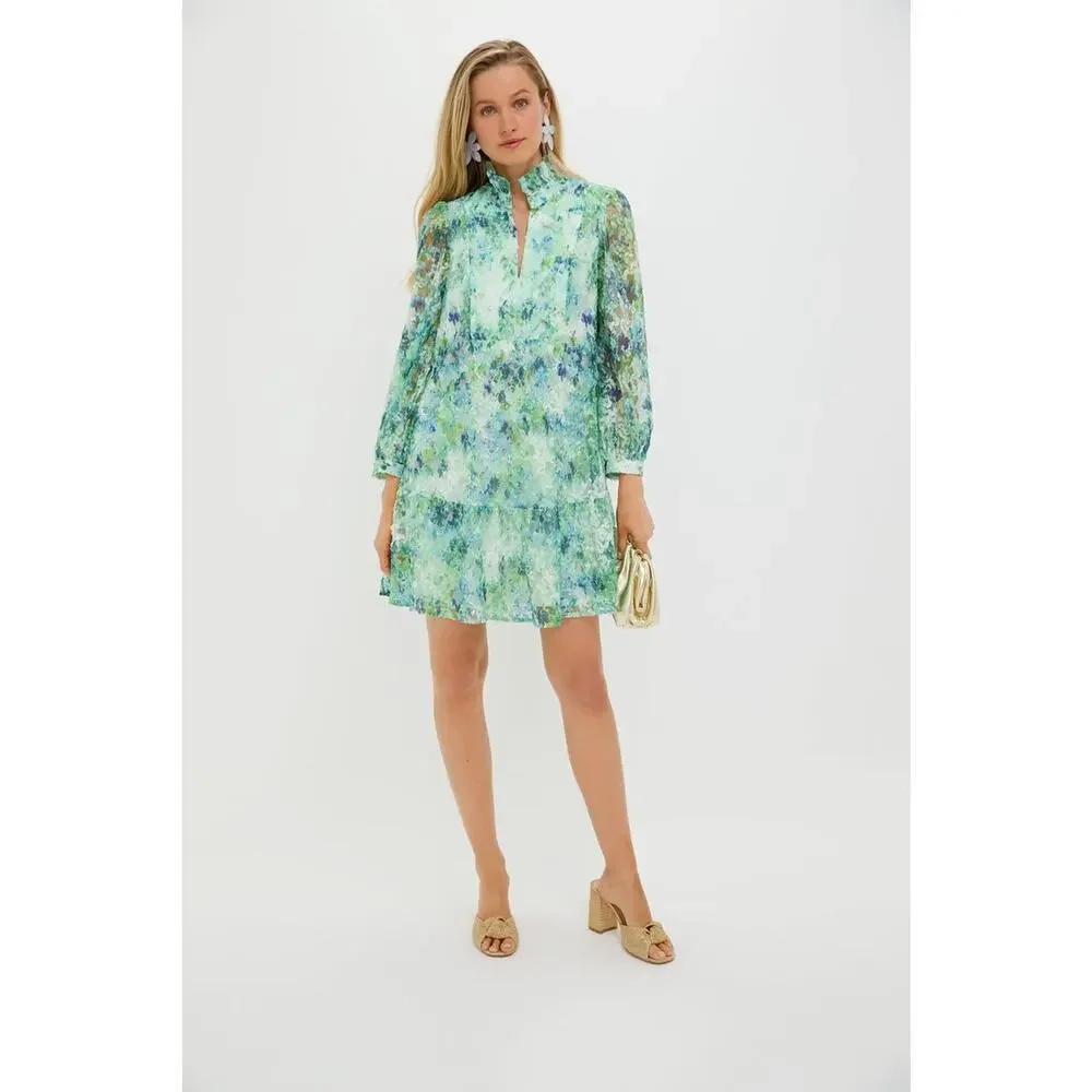 TUCKERNUCK Water Lilies Organza Palmerston Dress Size XS NWT Retail $228
